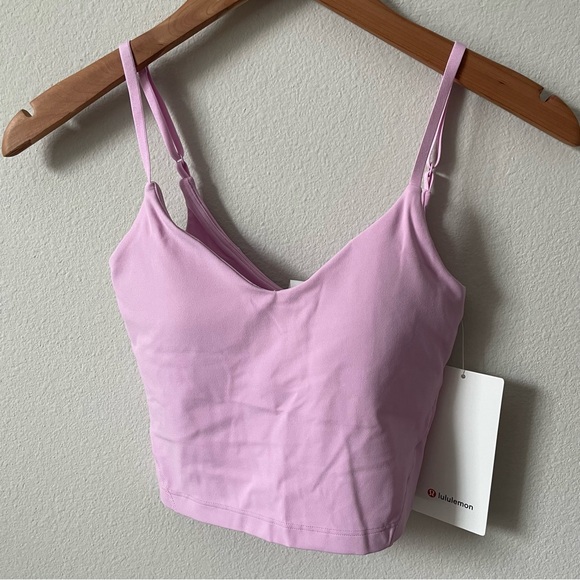 NWT Lululemon Align Cropped Cami Tank Vitapink Size 0